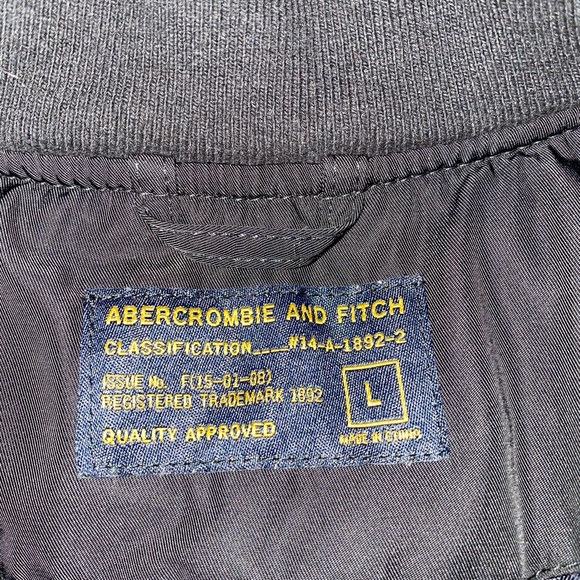 Abercrombie and Fitch Bomber Jacket - Picture 3 of 3